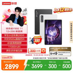 联想 拯救者Y900 天玑9500s 12GB+256GB 碳晶黑 平板电脑