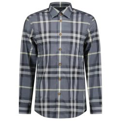 BURBERRY 格纹满印衬衫