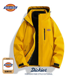 Dickies 男士上衣秋冬款三合一冲锋衣可拆卸内胆防风防水户外登山