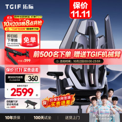 TGIF 电竞椅T0MAX人体工学椅久坐透气游戏办公电脑椅光年灰 T0MAX光年灰