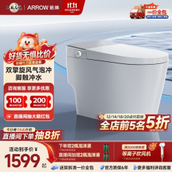 箭牌 J1P青春版 双擎旋风冲泡沫盾 305mm 智能坐便器