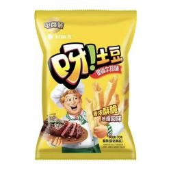 好丽友 经典薯条 呀！土豆 里脊牛排味   70g 多口味选择