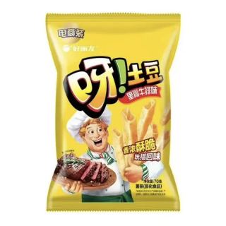 好丽友 经典薯条 呀！土豆 里脊牛排味   70g 多口味选择