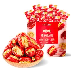 百草味 每日抱抱 骏枣夹核桃 758g