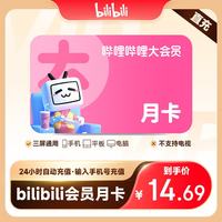 bilibili 哔哩哔哩 大会员 月卡