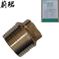 蔚珺304不锈钢丝堵4分DN15个