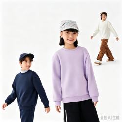 斯凯奇 儿童加绒保暖卫衣  秋冬款