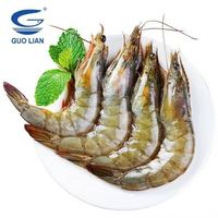 国联 GUO LIAN 国联 盐冻大虾净重3斤75-90只 50/60 南美白对虾生鲜海鲜
