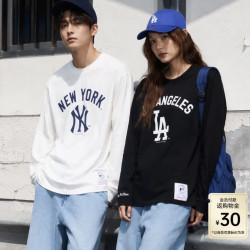 Mitchell&Ness MN官方长袖T恤LA道奇/NY洋基复古百搭运动上衣男女
