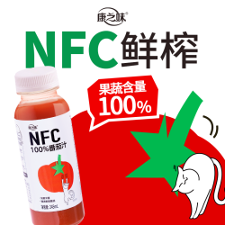 康之味 新疆NFC番茄汁245ml荔枝汁*10瓶
配料表只有番茄