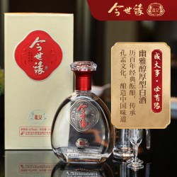 今世缘 礼义42度浓香型白酒500ml*1单瓶装婚宴婚庆喜酒送礼酒水