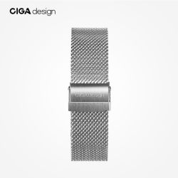 CIGA Design 品牌定制精钢编织网带22mm表带钢表带原装配件
