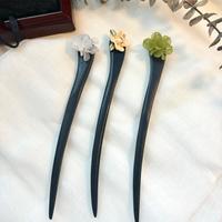 3件套~新中式花朵发簪国潮时尚复古发钗汉服百搭新款簪子发饰女
