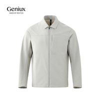 移动端：Geniux男士翻领行政夹克防水防风软壳外套春秋季