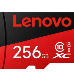 联想 256GB TF(MicroSD)存储卡 适配大疆无人机、监控、行车记录仪多种设备