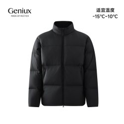 Geniux男士立领羽绒服加厚保暖短款面包服冬季