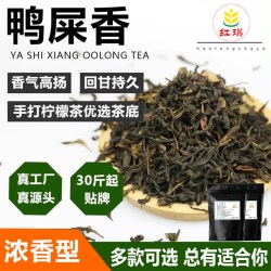 红琪 鸭屎香柠檬茶专用茶叶乌龙茶挞柠季手打凤凰单丛奶茶凤凰茶茶饮