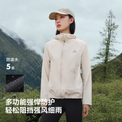 伯希和 软壳衣女秋季CORDURA耐磨薄款修身外套126106069黑S