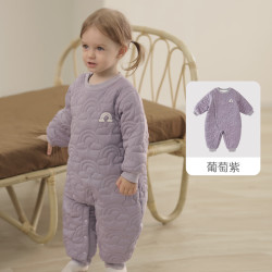 巴厘小猪 宝宝棉服棉衣加厚保暖棉袄夹棉连体衣