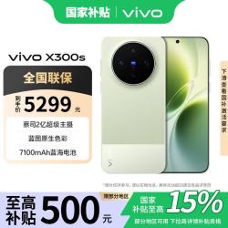 vivo X300s 5G手机 12GB+256GB 胶片绿