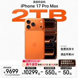苹果 iPhone 17 Pro Max A19芯片 橙色 2TB 5G手机