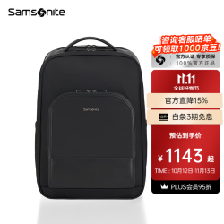 新秀丽 NV6*09009 双肩包 黑色
