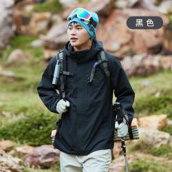 超斯特 三合一冲锋衣情侣款秋冬新款防风防水保暖水貂绒内胆登山服