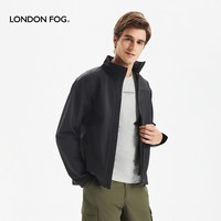 移动端：LONDON FOG 休闲户外软壳衣男士秋冬新款加绒保暖立领拉链夹克男外套