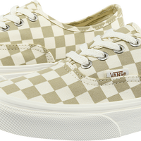 VANS Authentic 奶茶色棋盘格 运动帆布鞋