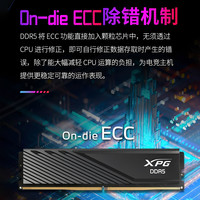 威刚 XPG DDR5 4800/6000Mhz 台式机电脑吹雪马甲内存条海力士Mdie