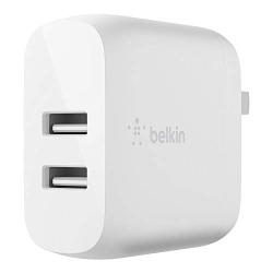 贝尔金 WCB002dqWH-A USB 充电器 2端口 24W