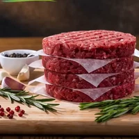 每片4元、配料干净!:Thomas Farms 澳洲谷饲安格斯牛肉饼 净重2斤(10片)(另有牛羊排、牛羊肉卷等)
