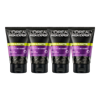 巴黎欧莱雅 控油清痘 男士洗面奶  50ml*4
