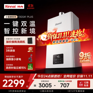 林内 16升家用燃气热水器 超窄机身 恒温天然气热水器上门