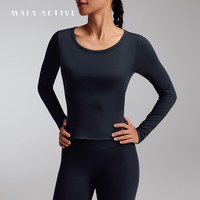 MAIA ACTIVE CLOUD云感 美背长袖TEE带胸垫运动健身瑜伽T恤 一件