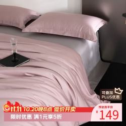 AIDLI 真5折！60支全棉贡缎新疆长绒棉纯棉四件套 200*230cm