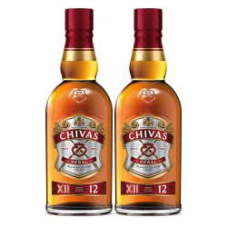 芝华士 12年 威士忌 500ml*2瓶 英国苏格兰进口洋酒调酒烈酒