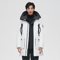 移动端：波司登 男款极寒鹅绒800蓬中长加厚防风户外羽绒服