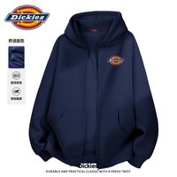 移动端：Dickies 美式连帽开衫卫衣男生2026秋冬新款加绒加厚重磅外套男款