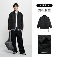 移动端：太平鸟 男装 休闲棉衣男士时尚20D面料通勤潮流绗线男士棉衣棉服