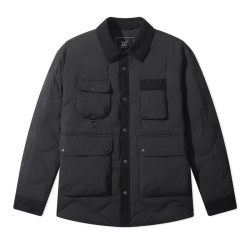 卡宾 休闲宽松落肩长版羽绒服冬季男款3254141055