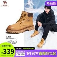 骆驼 马丁靴男工装大黄靴GE122W7757T G15WXE2082