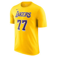 耐克 洛杉矶湖人队卢卡·东契奇男子短袖T恤NIKE NBA DR6380