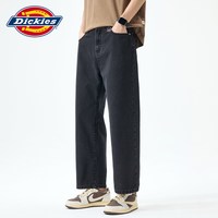 移动端：Dickies 帝酷适秋季新款美式九分牛仔裤男士宽松复古水洗直筒裤子Y