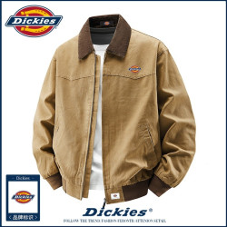 Dickies 美式复古工装夹克男士秋季新款宽松百搭翻领休闲长袖外套