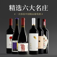 银色高地 精选6大名庄 银色高地/志辉源石/贺兰红/6支装葡萄酒