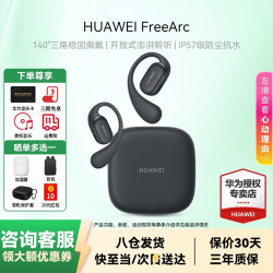 华为 FreeArc 挂耳式真无线单动圈蓝牙耳机 星空黑 Type-C