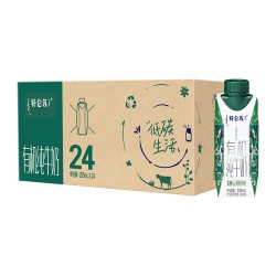 特仑苏 蒙牛特仑苏有机纯牛奶梦幻盖250ml*24盒(抵扣淘金币3后实付77.55)
