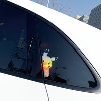 车立方 闪电皮卡丘 个性汽车装饰贴纸文字帖车贴纸创意
