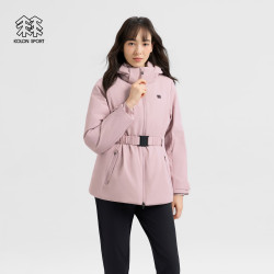 KOLON SPORT KOLON 可隆 女士防泼水防风中量连帽羽绒服